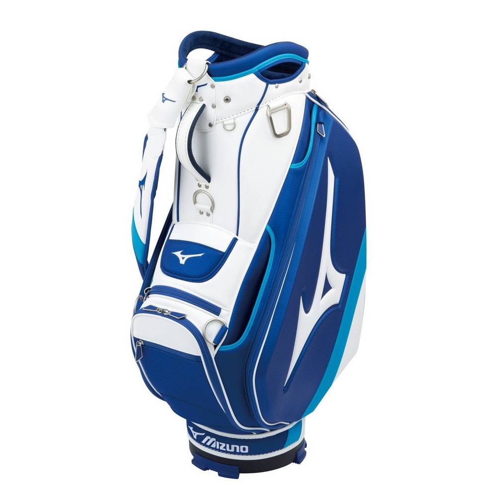 Mens Mizuno Tour Staff Bag Blue/White Philippines (MFIRAH983)